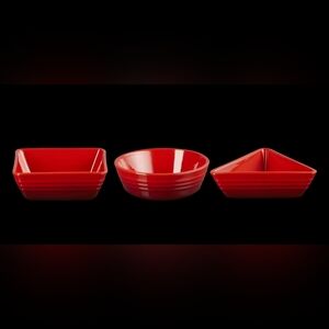 Le Creuset NIB Set Of 3 Dishes